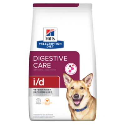 Embalagem da ração Hill's Prescription Diet i/d Digestive Care para cães