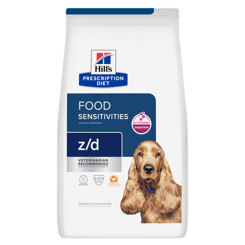 z/d para Cães Adultos - Alergia Alimentares e da Pele | Hill's
