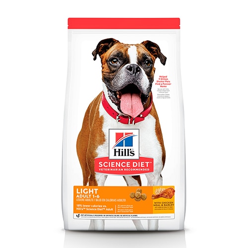 Light com baixas calorias para Cães Adultos | Hill's Science Diet